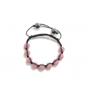 Full Pink Shamballa Bracelet